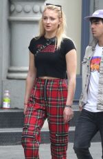 SOPHIE TURNER and Joe Jonas Out in New York 05/04/2018