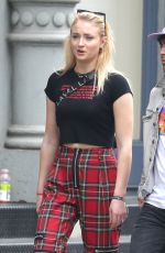 SOPHIE TURNER and Joe Jonas Out in New York 05/04/2018