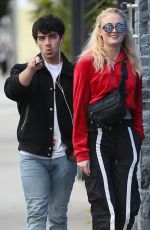 SOPHIE TURNER and Joe Jonas Shopping at Kitson Kids in West Hollywood 05/02/2018
