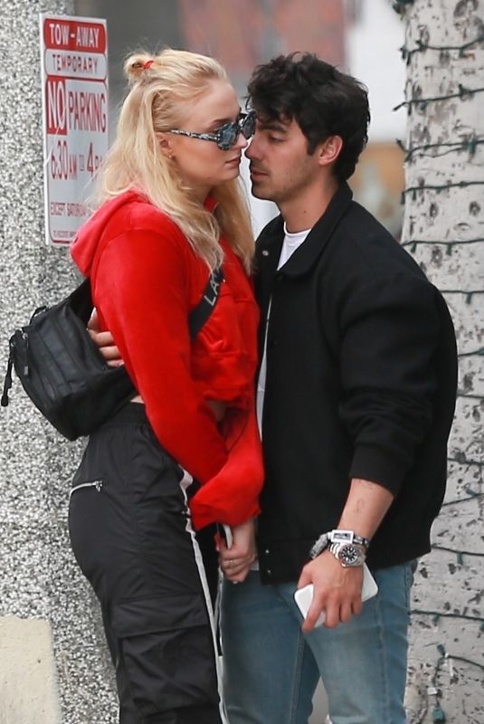 SOPHIE TURNER and Joe Jonas Shopping at Kitson Kids in West Hollywood 05/02/2018