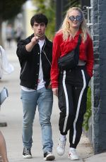 SOPHIE TURNER and Joe Jonas Shopping at Kitson Kids in West Hollywood 05/02/2018