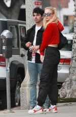 SOPHIE TURNER and Joe Jonas Shopping at Kitson Kids in West Hollywood 05/02/2018