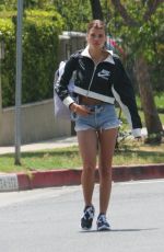 SPFIA RICHIE in Denim Shorts Out in Los Angeles 05/10/2018