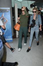 STELLA MAXWELL and IRINA SHAYK Arrives at Nice Airport 05/09/2018