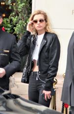 STELLA MAXWELL Leaves Her Hotel in Paris 05/02/2018