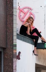 STELLA MAXWELL on the Set of a Photoshoot at El Rey Theatre in Los Angeles 05/17/2018