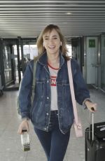 SUKI WATERHOUSE at Heathrow Airport in London 05/06/2018