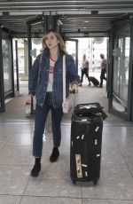 SUKI WATERHOUSE at Heathrow Airport in London 05/06/2018