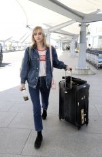 SUKI WATERHOUSE at Heathrow Airport in London 05/06/2018