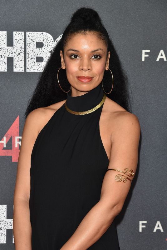 SUSAN KELECHI at Fahrenheit 451 Premiere in New York 05/08/2018