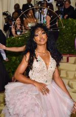 SZA at MET Gala 2018 in New York 05/07/2018