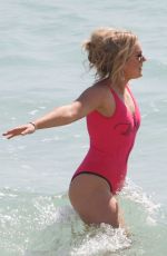 TALLIA STORM in Swimsuit on the Beach in Cannes 05/12/2018