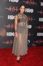 TESSA THOMPSON at Fahrenheit 451 Premiere in New York 05/08/2018