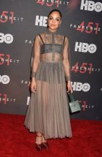 TESSA THOMPSON at Fahrenheit 451 Premiere in New York 05/08/2018