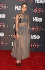 TESSA THOMPSON at Fahrenheit 451 Premiere in New York 05/08/2018