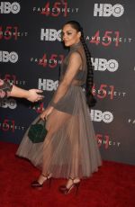 TESSA THOMPSON at Fahrenheit 451 Premiere in New York 05/08/2018