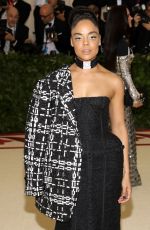 TESSA THOMPSON at MET Gala 2018 in New York 05/07/2018