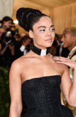 TESSA THOMPSON at MET Gala 2018 in New York 05/07/2018