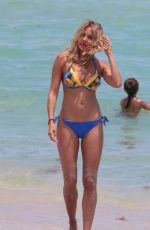 TETYANA VERYOVKINA in Bikini at a Beach in Miami 05/02/2018