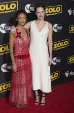 THANDIE NEWTON and PHOEBE WALLER-BRIDGE at Solo: A Star Wars Story Premiere in London 05/23/2018