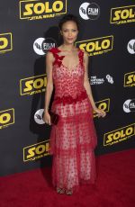 THANDIE NEWTON and PHOEBE WALLER-BRIDGE at Solo: A Star Wars Story Premiere in London 05/23/2018