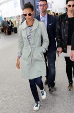 THANDIE NEWTON Arrives at Nice Airport 05/14/2018