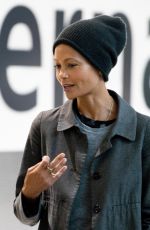 THANDIE NEWTON at Heathrow Airport in London 04/30/2018