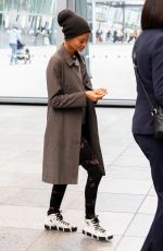 THANDIE NEWTON at Heathrow Airport in London 04/30/2018