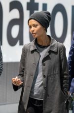 THANDIE NEWTON at Heathrow Airport in London 04/30/2018