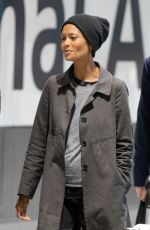 THANDIE NEWTON at Heathrow Airport in London 04/30/2018