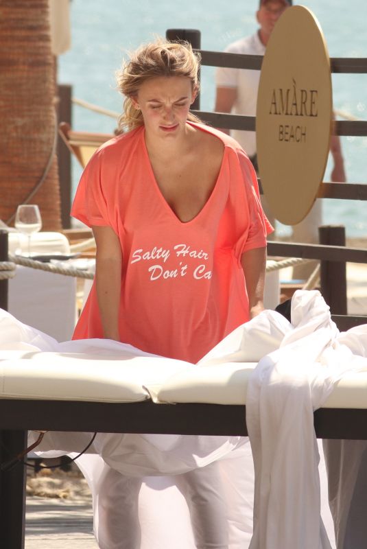 TIFFANY WATSON at a Beach in Marbella 05/09/2018