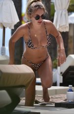 TIFFANY WATSON in Bikini at a Pool in Marbella 05/08/2018