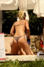 TIFFANY WATSON in Bikini at a Pool in Marbella 05/08/2018