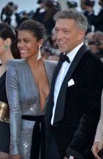 TINA KUNAKEY at Girls of the Sun Premiere at Cannes Film Festival 05/12/2018