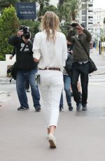 TONI GARRN Out and About in Cannes 05/16/2018