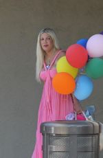 TORI SPELLING Clebrates Her 45th Birthday at Garland Hotel in Los Angeles 05/16/2018