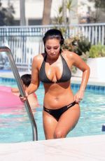 TULISA CONTOSTAVLOS in Bikini at a Pool in Los Angeles 05/19/2018