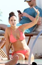 TULISA CONTOSTAVLOS in Bikini at a Pool in Los Angeles 05/24/2018