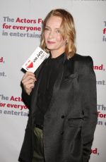 UMA THURMAN at Actors Fund Annual Gala in New York 05/14/2018
