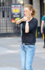 UMA THURMAN in Jeans Out in New York 05/15/2018
