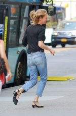 UMA THURMAN in Jeans Out in New York 05/15/2018