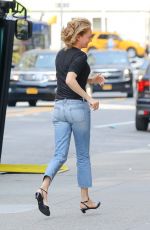 UMA THURMAN in Jeans Out in New York 05/15/2018