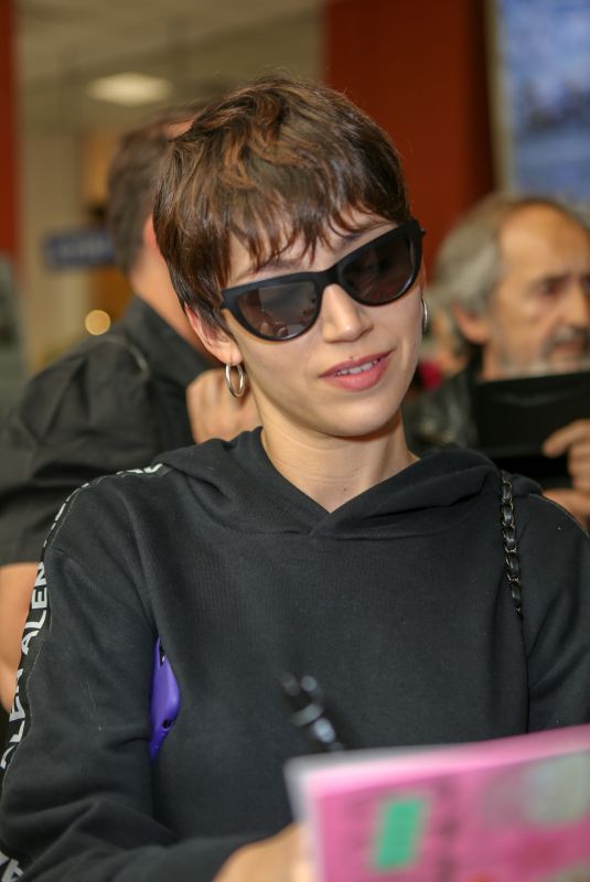 URSULA CORBERO Arrives at Nice Airport 05/08/2018