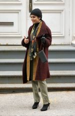 VANESSA HUDGENS on the Set of Second Act in New York 05/06/2018