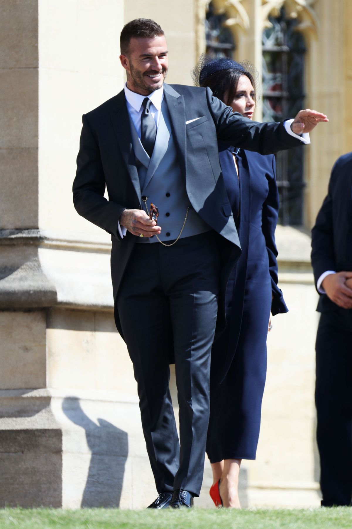 VICTORIA and David BECKHAM Arrives at Royal Wedding at Windsor Castle ...