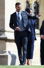 VICTORIA and David BECKHAM Arrives at Royal Wedding at Windsor Castle 05/19/2018