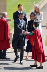 VICTORIA and David BECKHAM Arrives at Royal Wedding at Windsor Castle 05/19/2018