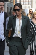 VICTORIA BECKHAM Out at Dover Street in London 05/22/2018