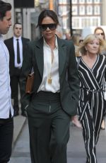 VICTORIA BECKHAM Out at Dover Street in London 05/22/2018