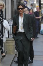 VICTORIA BECKHAM Out at Dover Street in London 05/22/2018
